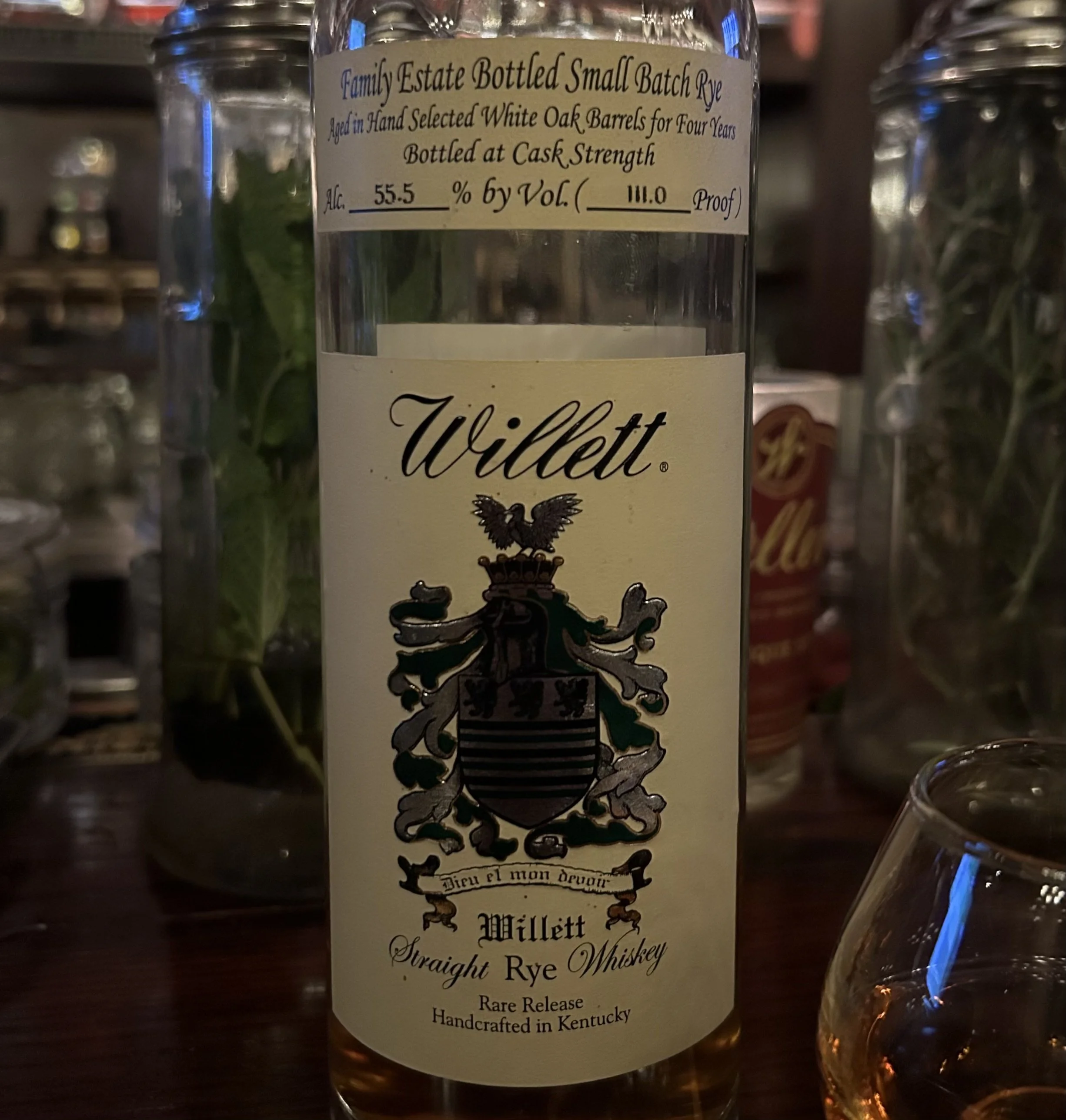 Review #431 - Willett 4 Year Family Estate Bottled Small Batch Rye